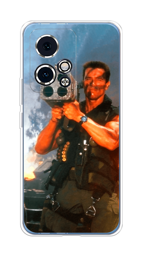 

Чехол на Honor 90 GT "Арнольд Шварцнеггер с базукой", Голубой;коричневый, 6123450-1