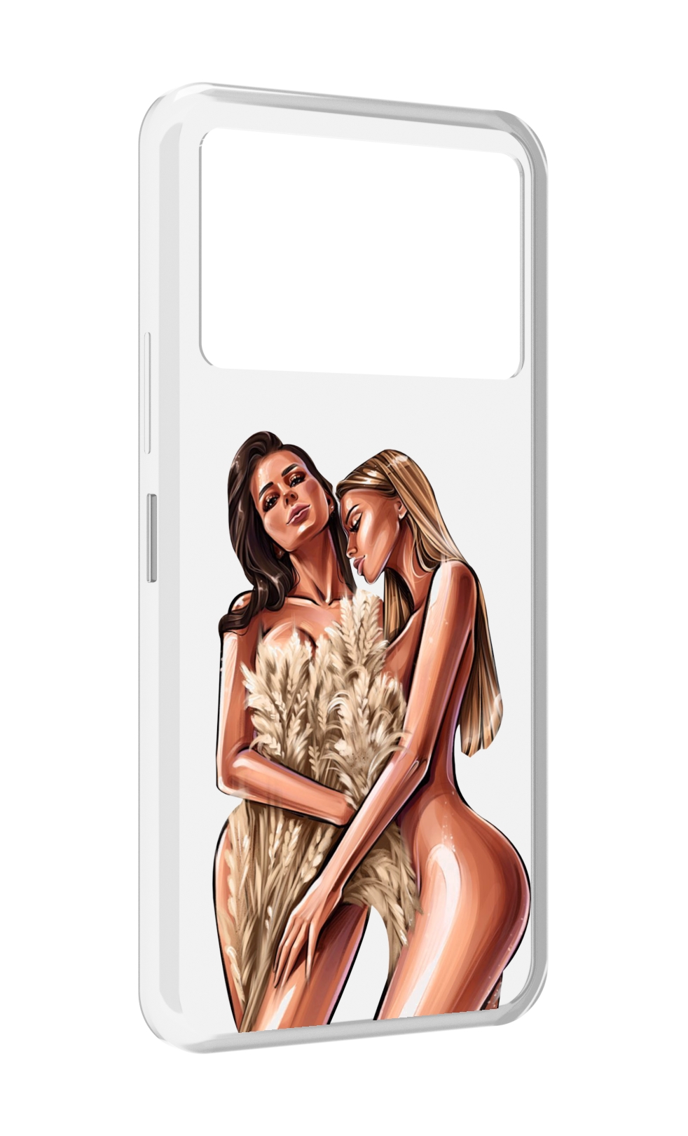 

Чехол MyPads Иллюстрированные-девушки женский для Infinix NOTE 12 VIP (X672), Прозрачный, Tocco