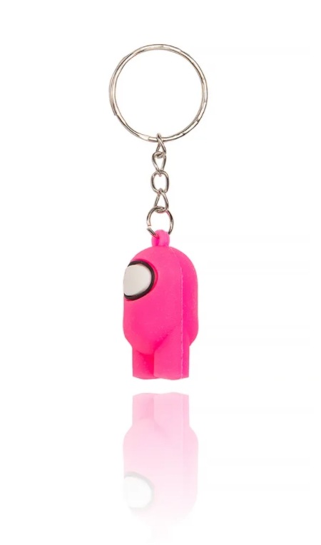

Брелок для ключей силиконовый Among Us Brelok_AmongUs_Pink, Brelok AmongUs Pink
