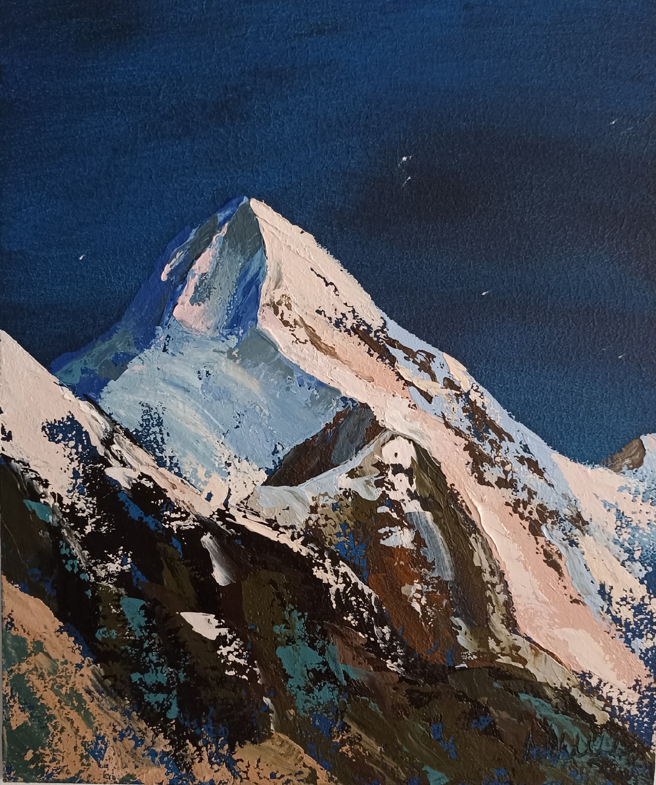 

Картина, Горы , Маргарита Мишарева,30х25 без рамы