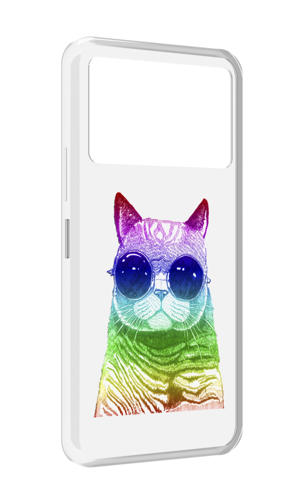 

Чехол MyPads Кот в очках для Infinix NOTE 12 VIP (X672), Прозрачный, Tocco