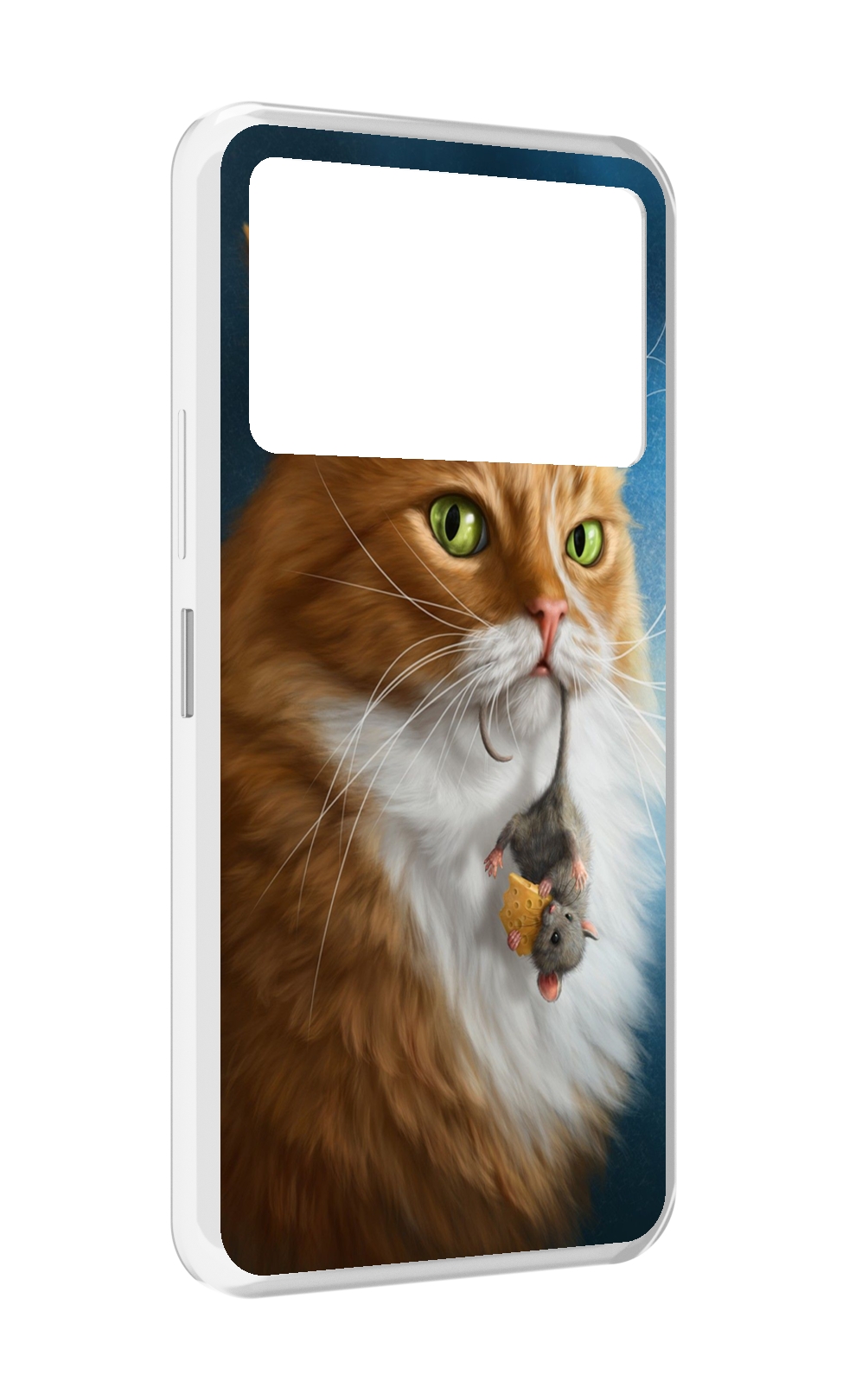 

Чехол MyPads Кот-и-мышь для Infinix NOTE 12 VIP (X672), Прозрачный, Tocco