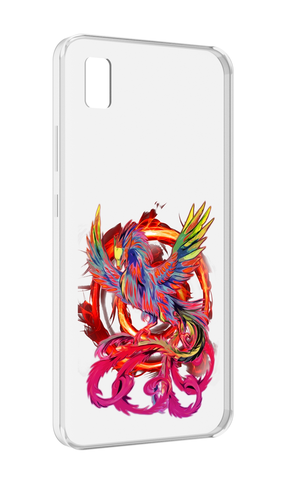 

Чехол MyPads красочный феникс для ZTE BLADE L210, Прозрачный, Tocco