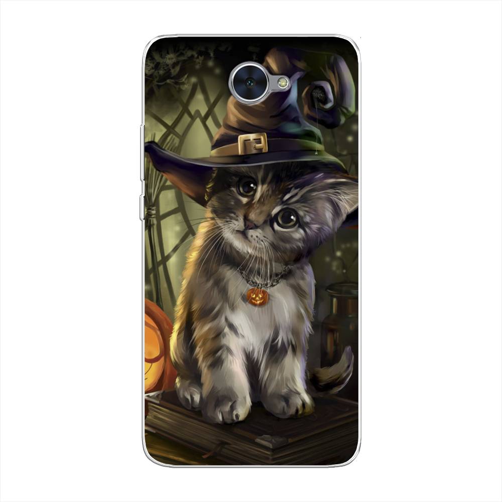 

Чехол Awog "Кот на Хэллоуин" для Huawei Y7