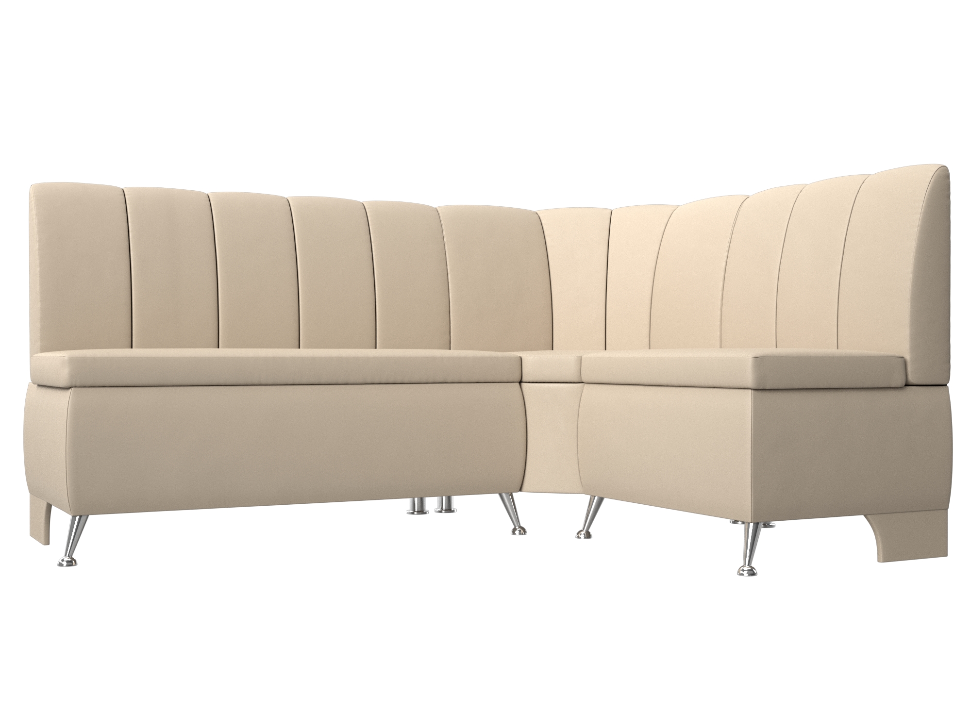 

Диван кухонный Лига Диванов Кантри правый угол 172x134x88, искусственная кожа, бежевый, Кантри
