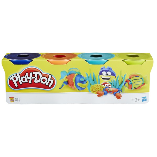 Игровой набор Play-Doh 4 баночки разных цветов B6509B5517