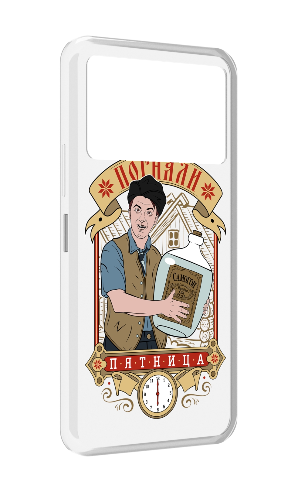 

Чехол MyPads Погнали пятница для Infinix NOTE 12 VIP (X672), Прозрачный, Tocco