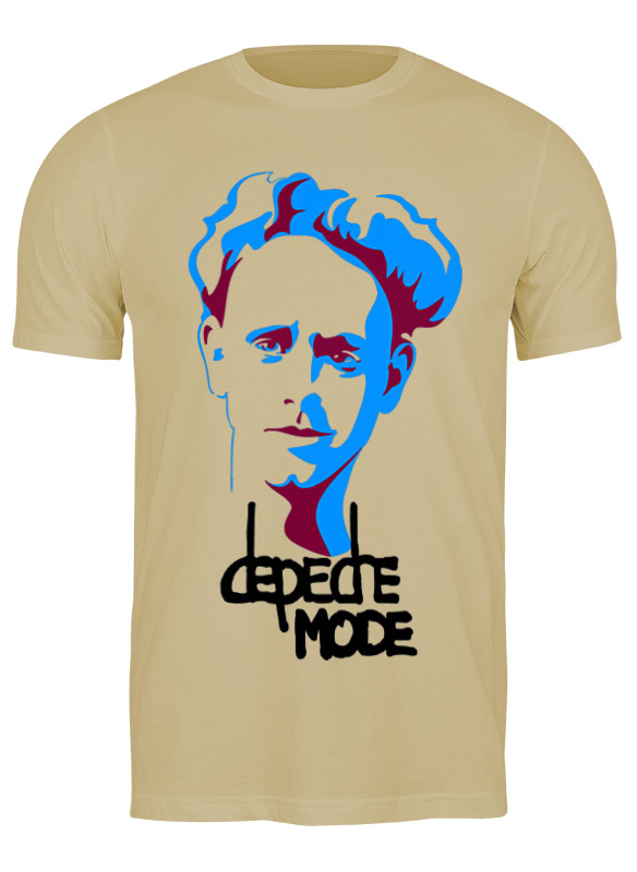 

Футболка мужская Printio Depeche mode бежевая 2XL, Бежевый, Depeche mode
