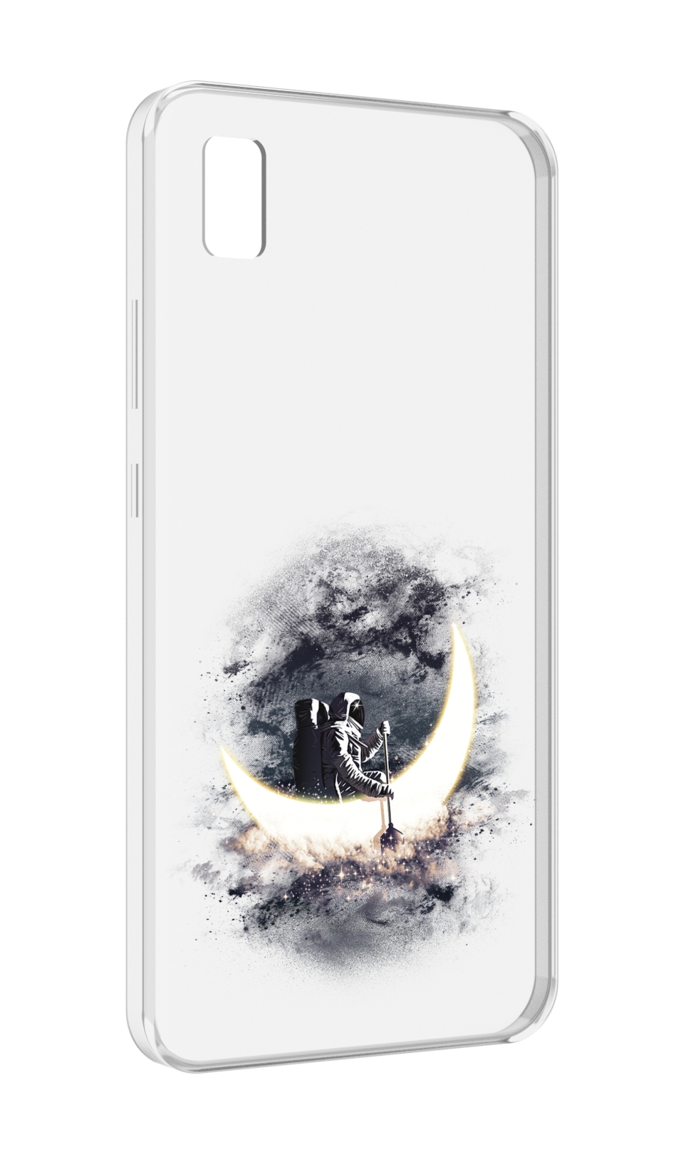 

Чехол MyPads лунный путешественник для ZTE BLADE L210, Прозрачный, Tocco