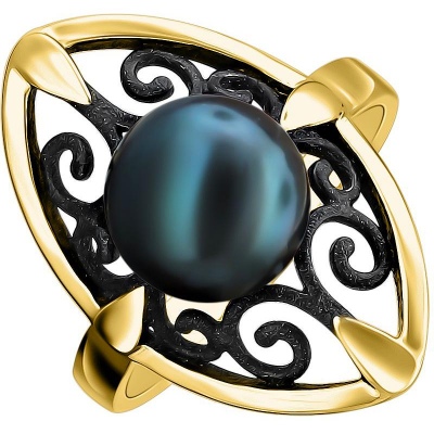 

Кольцо из серебра с жемчугом р. 18,5 Эстет С20К35839Y2BЭП, С20К35839Y2BЭП