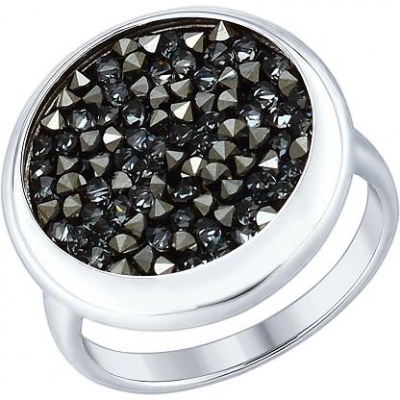 

Кольцо из серебра с Swarovski р. 18,5 Эстет Р3К2501428, Р3К2501428