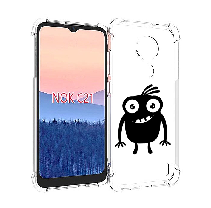 

Чехол MyPads Масяня для Nokia C21, Прозрачный, Tocco