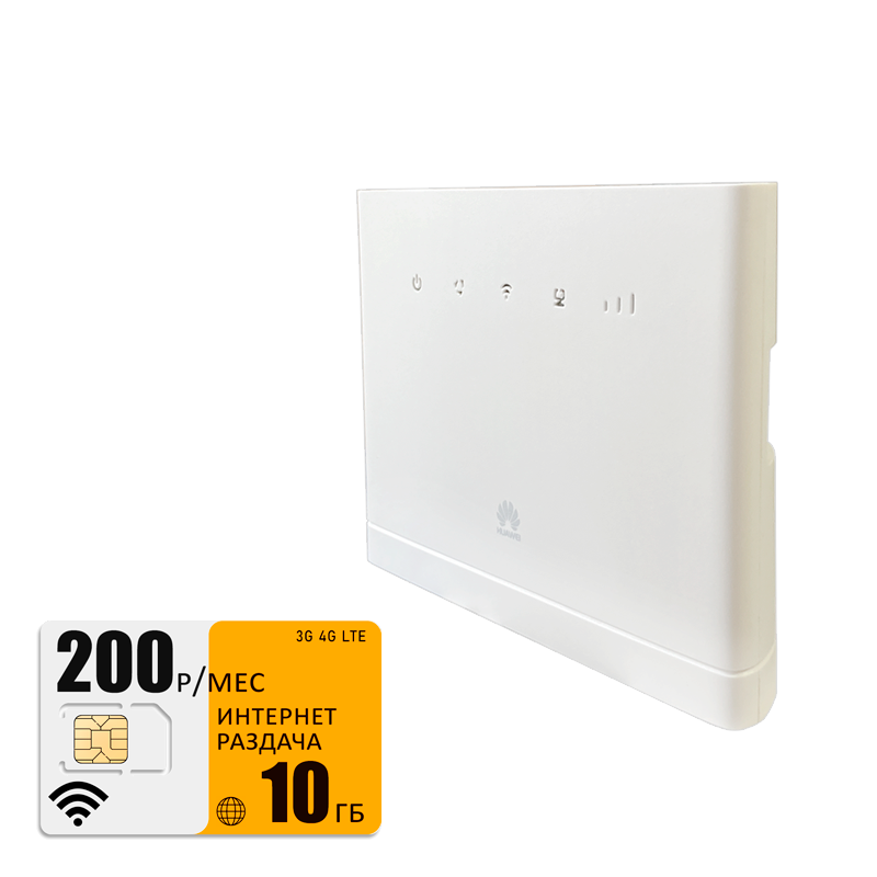 

Wi-Fi роутер Huawei b315 (komplekt-b315white-bee-10gb-PRO-sb), b315