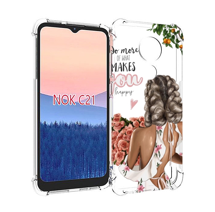 

Чехол MyPads Мелочи-делают-тебя-счастливой для Nokia C21, Прозрачный, Tocco