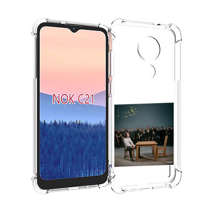 

Чехол MyPads Не Ангел LIZER для Nokia C21, Прозрачный, Tocco
