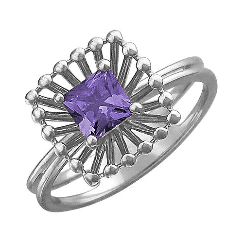 

Кольцо из серебра с цитрином р. 16 Эстет 01К358000-1, 01К358000-1