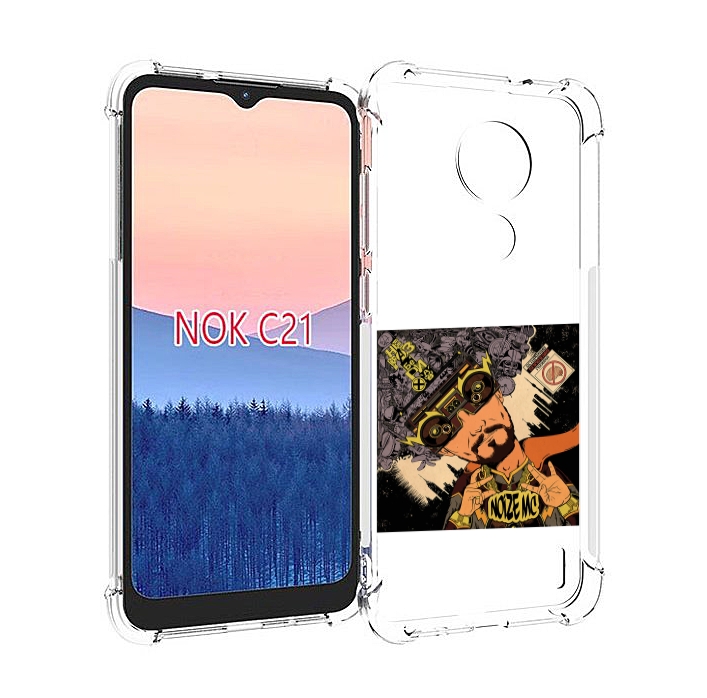 

Чехол MyPads Неразбериха Noize MC для Nokia C21, Прозрачный, Tocco