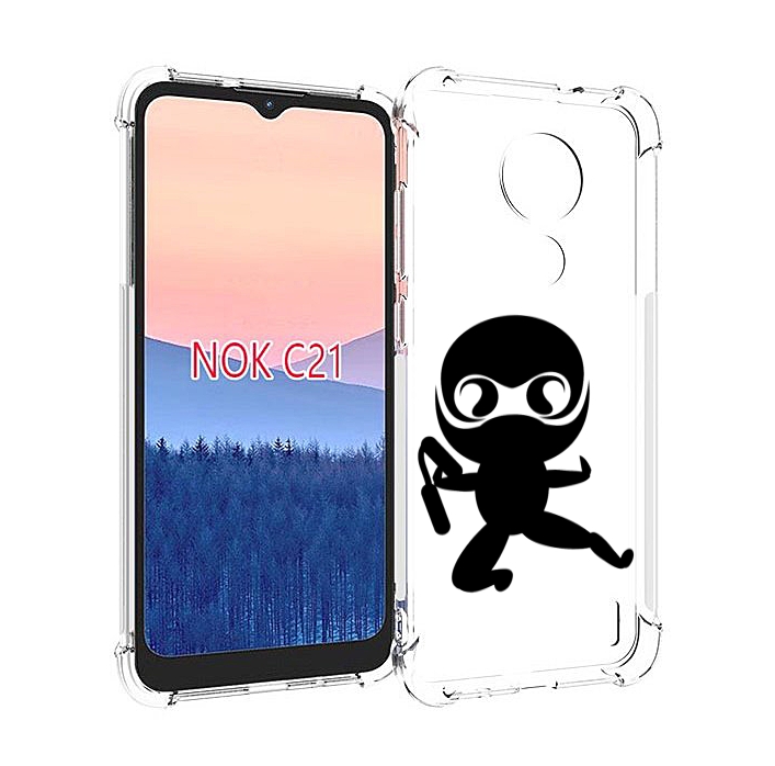 

Чехол MyPads Ниндзя для Nokia C21, Прозрачный, Tocco