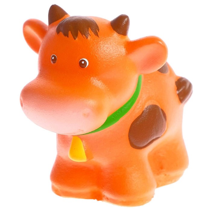 Резиновая игрушка «Бычок», МИКС(5 шт.)