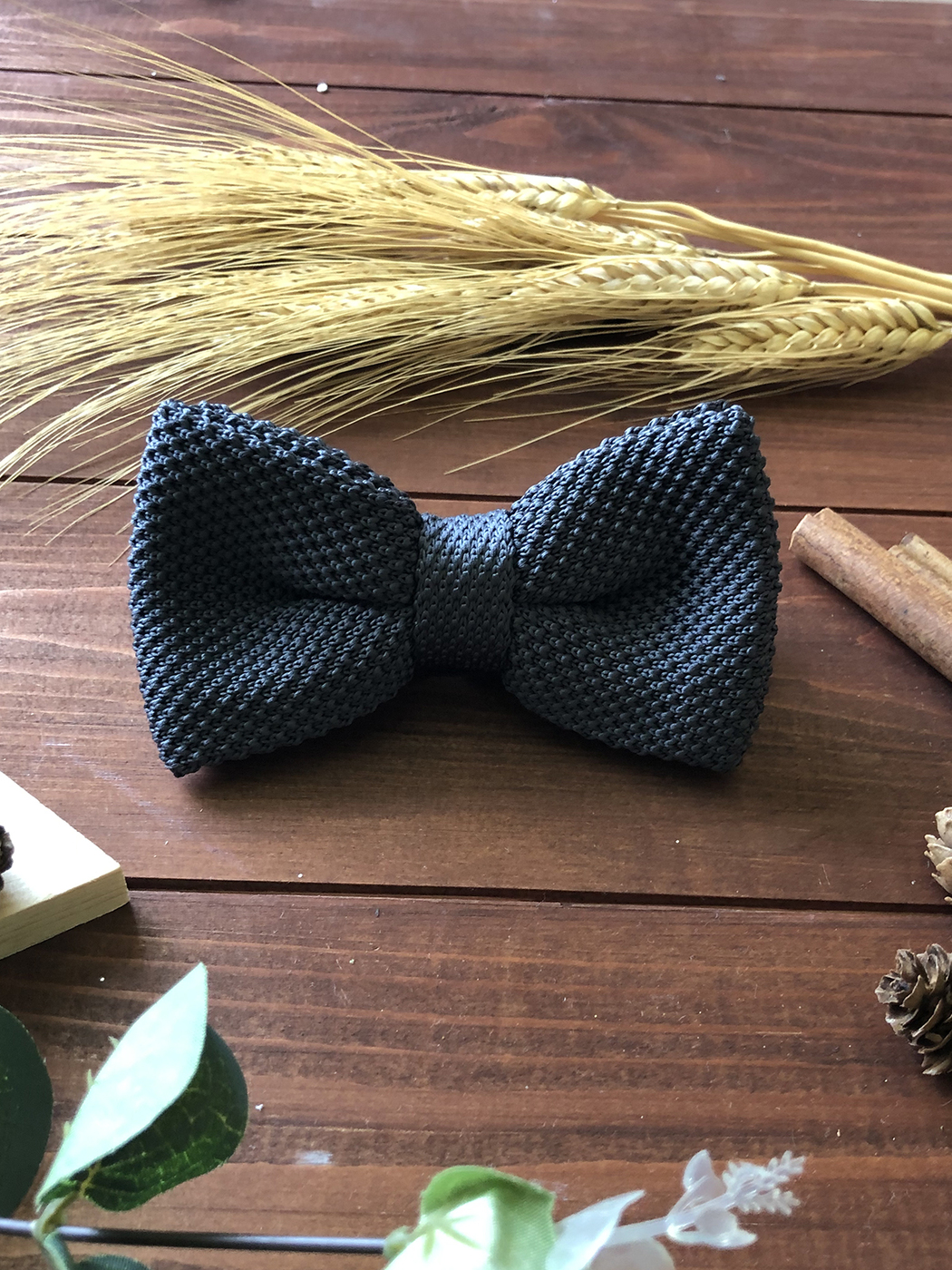 Галстук-бабочка мужской 2beMan GB226 темно-серый