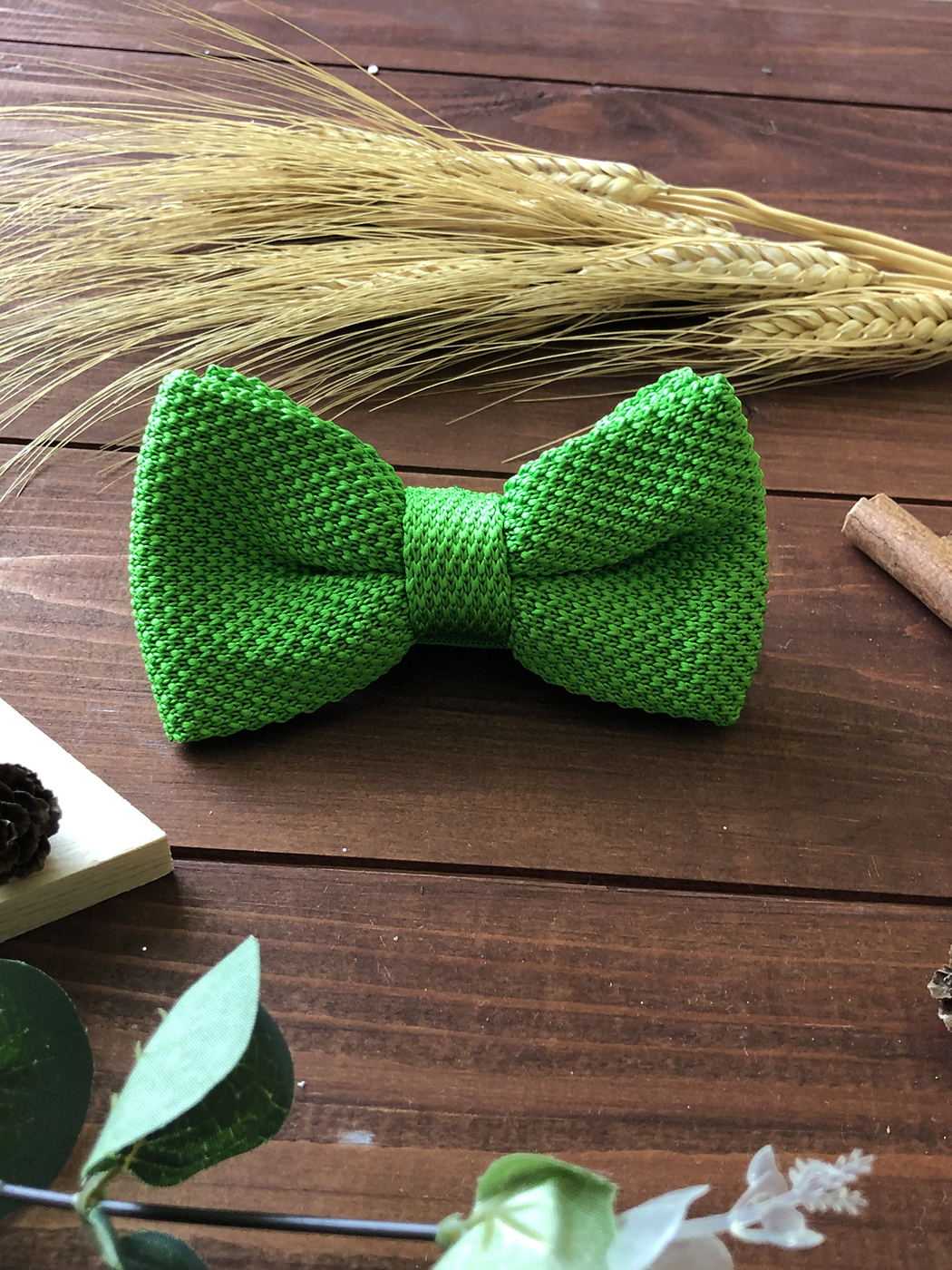 Галстук-бабочка мужской 2beMan GB230 зеленый