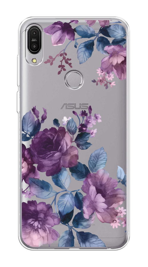 

Чехол на Asus ZenFone Max Pro ZB602KL "Purple Blossoms", Синий;фиолетовый, 43550-1