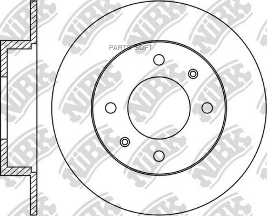Тормозной диск NiBK RN1096
