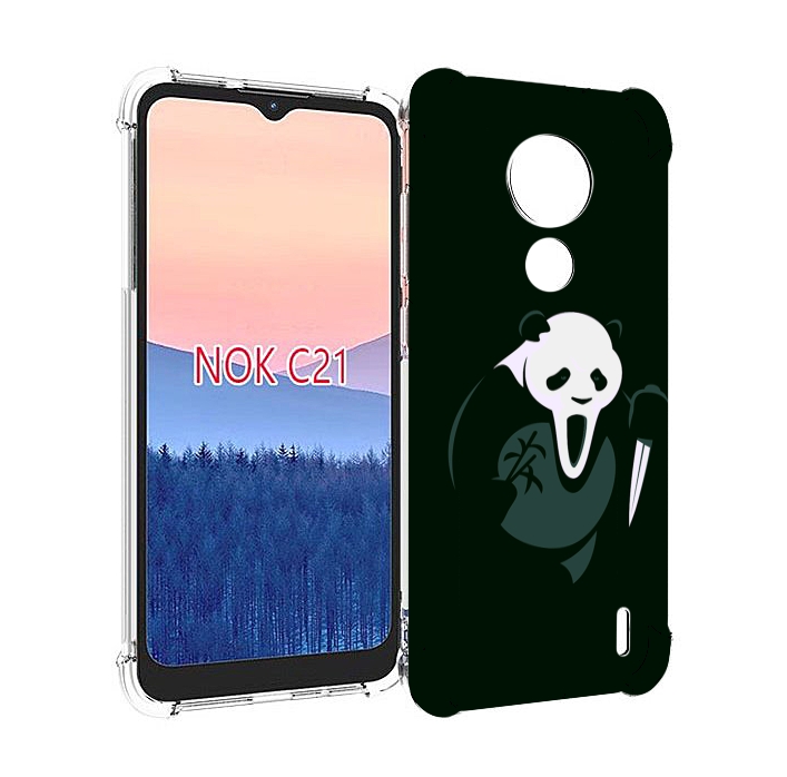 

Чехол MyPads Панда-крик для Nokia C21, Прозрачный, Tocco