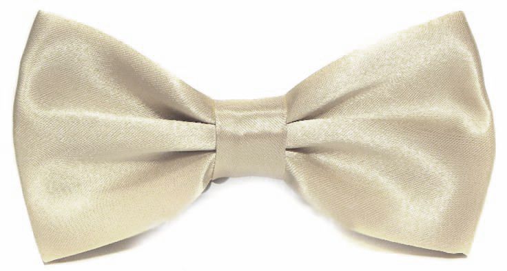 

Галстук-бабочка мужской 2beMan GB260 слоновая кость, Бежевый, bowtie-atlas-onecolor