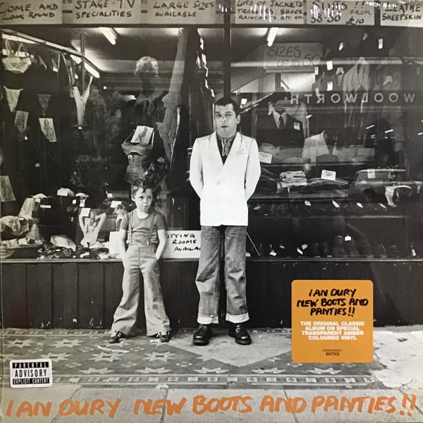 Ian Dury New Boots And Panties!! Transparent Amber (LP)