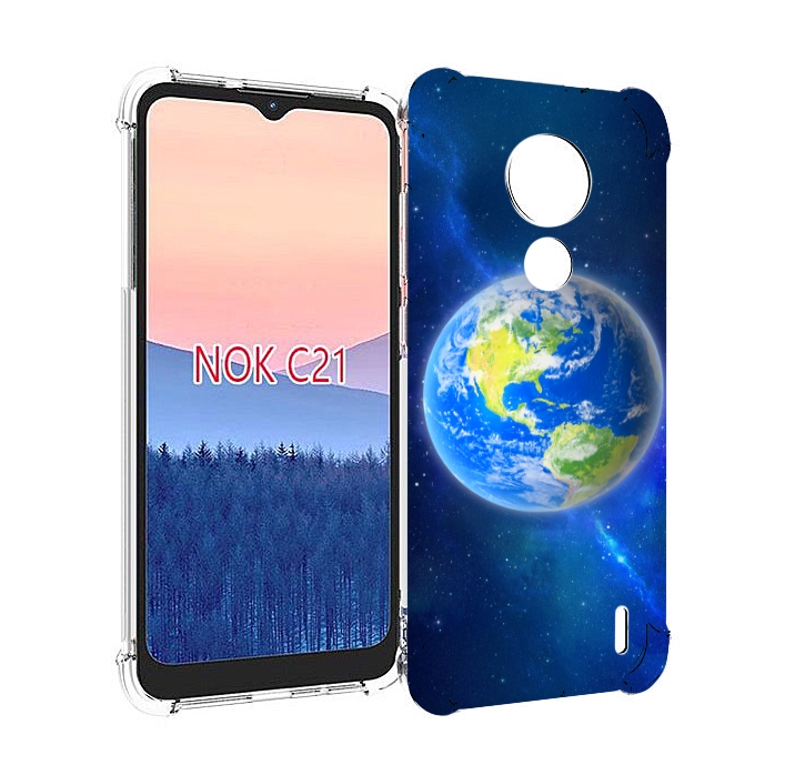 

Чехол MyPads Планета-Земля для Nokia C21, Прозрачный, Tocco