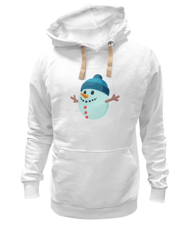 

Худи Printio Снеговик белое 2XL, Снеговик