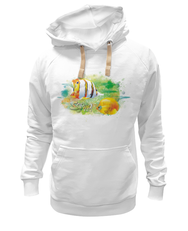 

Худи Printio С тропическими рыбками от zorgo-art. белое 2XL, Белый, С тропическими рыбками от zorgo-art.