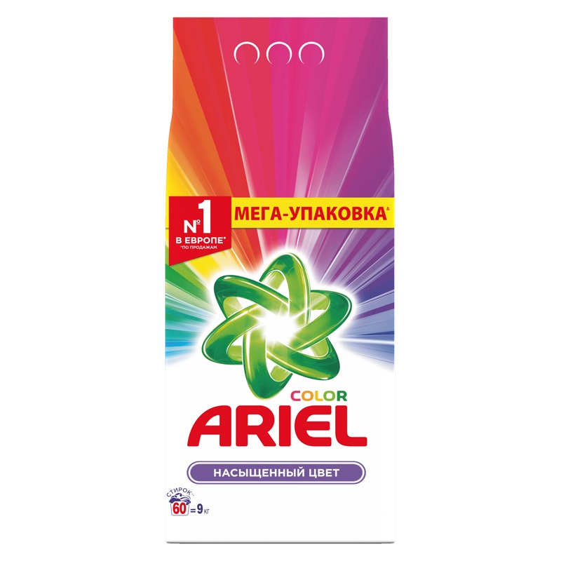 фото Стиральный порошок-автомат ariel color, 9 кг