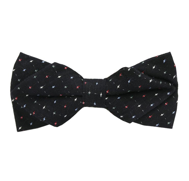 

Галстук-бабочка мужской 2beMan GB369 черный, bowtie-stars-cotton