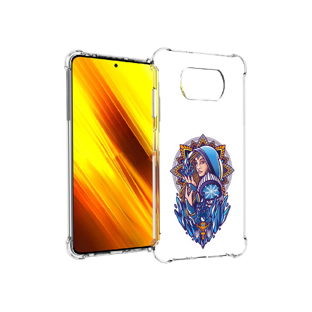 

Чехол MyPads Tocco для Xiaomi Poco X3 кристал мейден дота 2 (PT154881.262.415), Прозрачный, Tocco