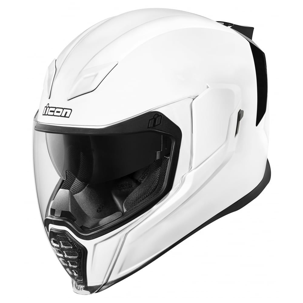 

Мотошлем Icon Airflite Solid Glossy White интеграл белый глянцевый размер М(57-58см), Airflite Solid Glossy White