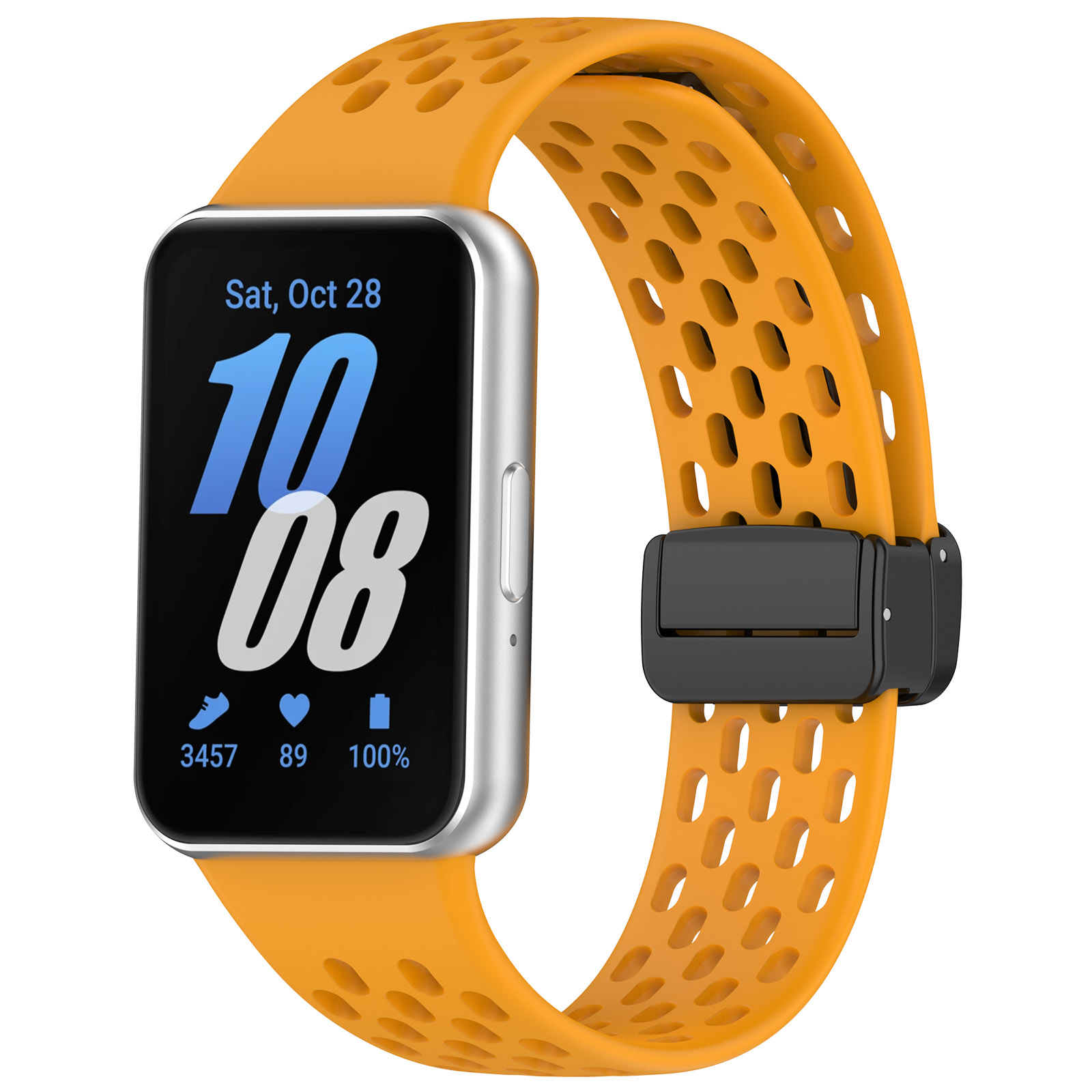 

Силиконовый ремешок для Samsung Galaxy Fit 3, с магнитной застежкой, желтый, Galaxy Fit 3