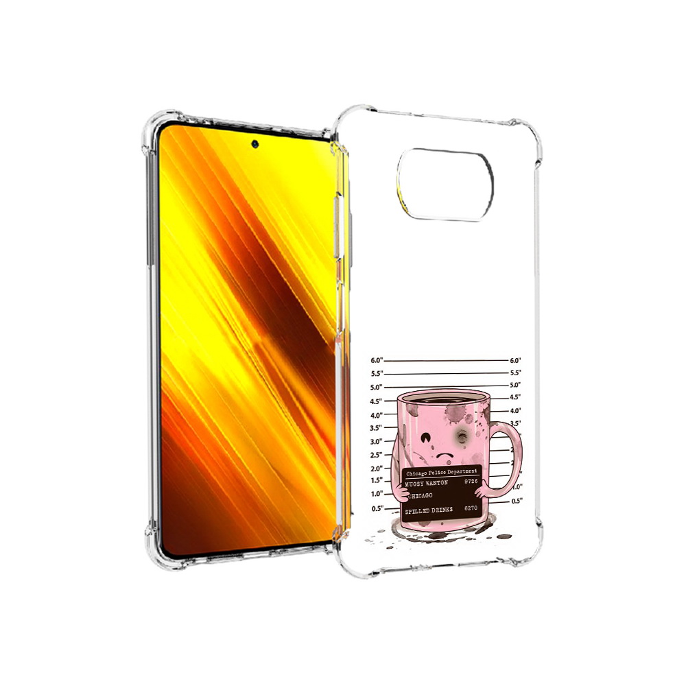 

Чехол MyPads Tocco для Xiaomi Poco X3 кружка (PT154881.262.420), Прозрачный, Tocco