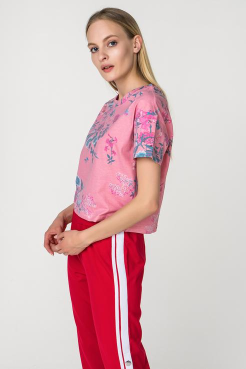 

Футболка женская Tommy Hilfiger DW0DW04322 розовая M, DW0DW04322