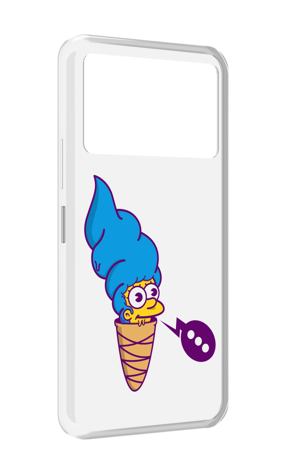 

Чехол MyPads Мардж-рожок для Infinix NOTE 12 VIP (X672), Прозрачный, Tocco