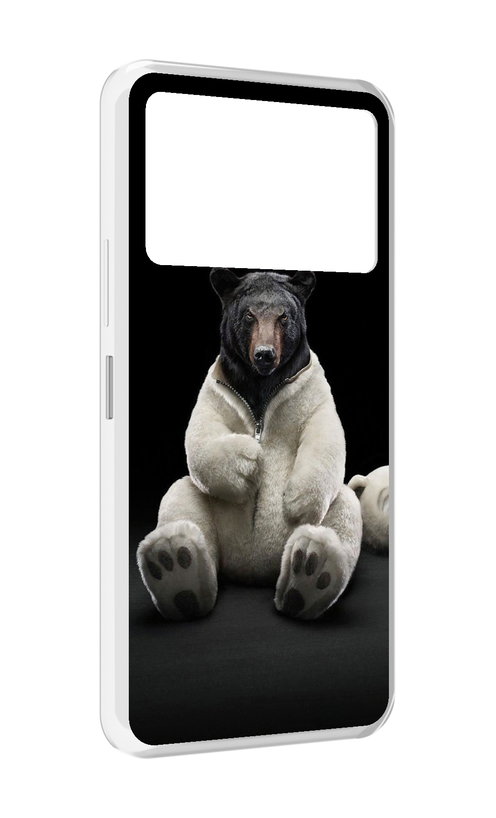 

Чехол MyPads Медведь-бурый-белый для Infinix NOTE 12 VIP (X672), Прозрачный, Tocco