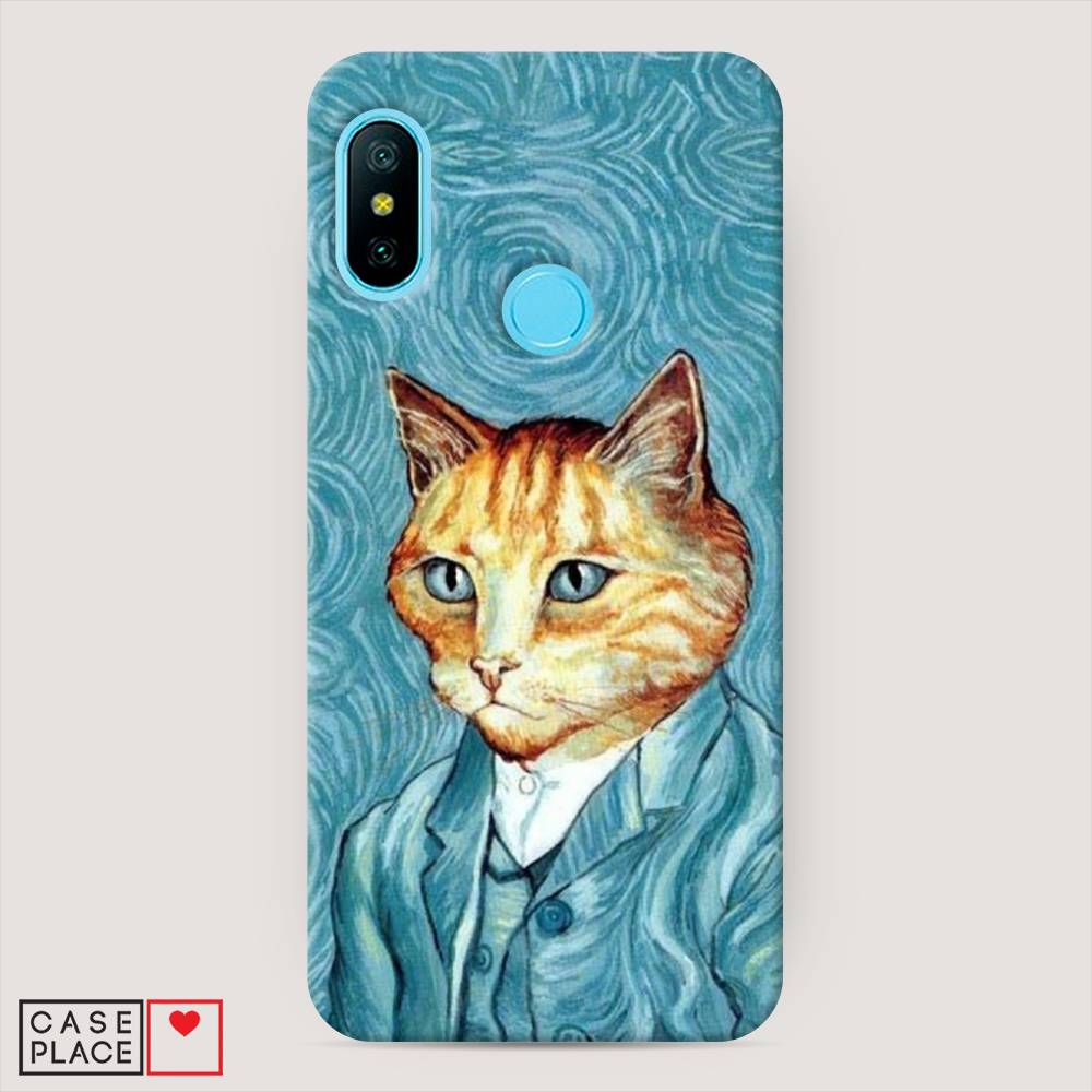 

Пластиковый чехол "Кот Ван Гог" на Xiaomi Redmi 6 Pro, 34020-1