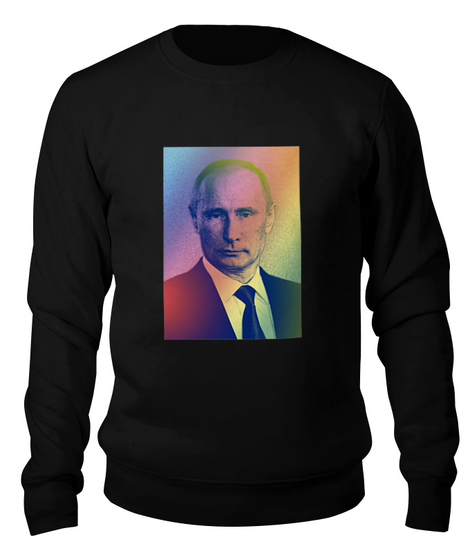 

Свитшот Printio Путин-арт черный L, Путин-арт