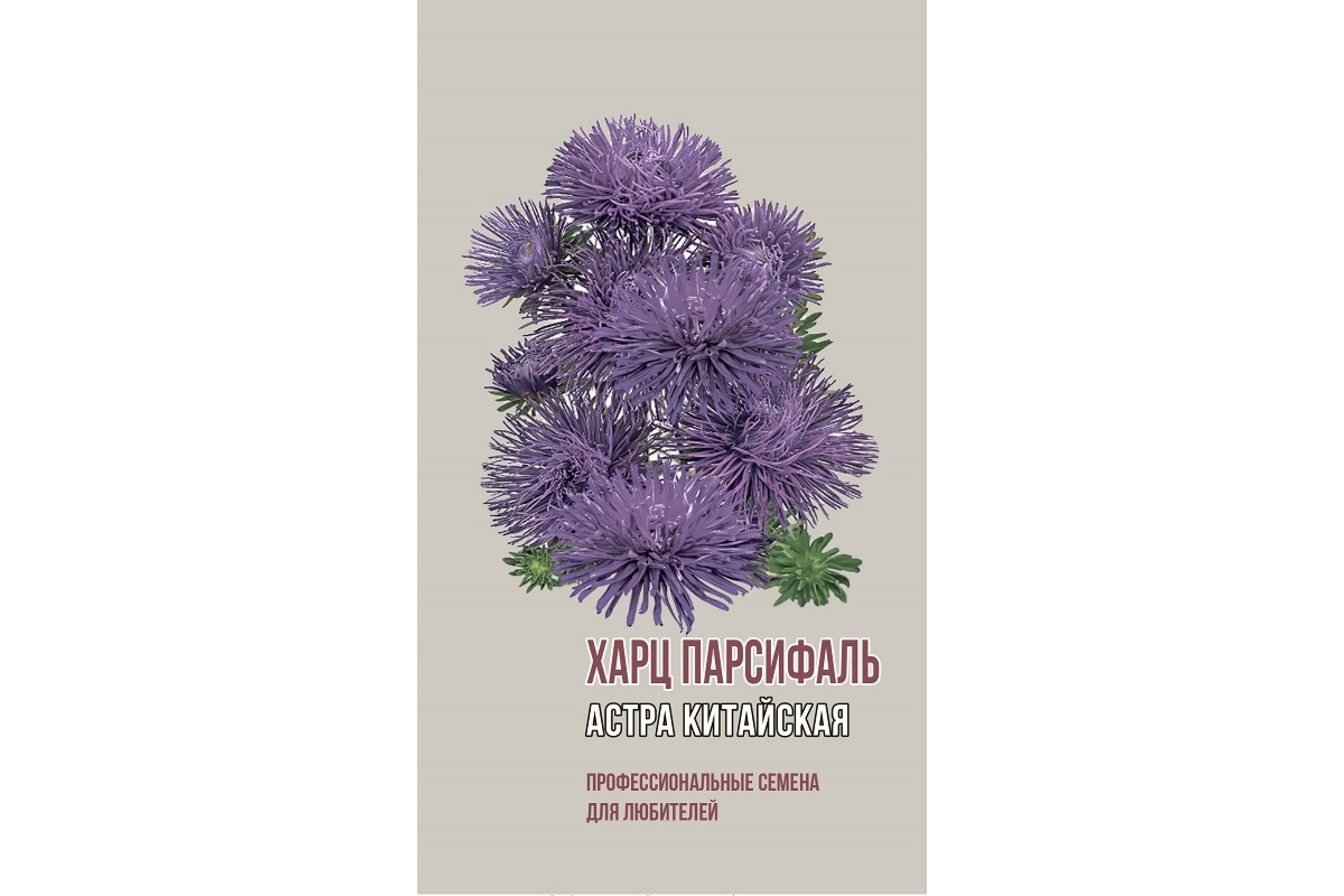 фото Семена астра агрони китайская харц парсифаль 1892 1 уп.