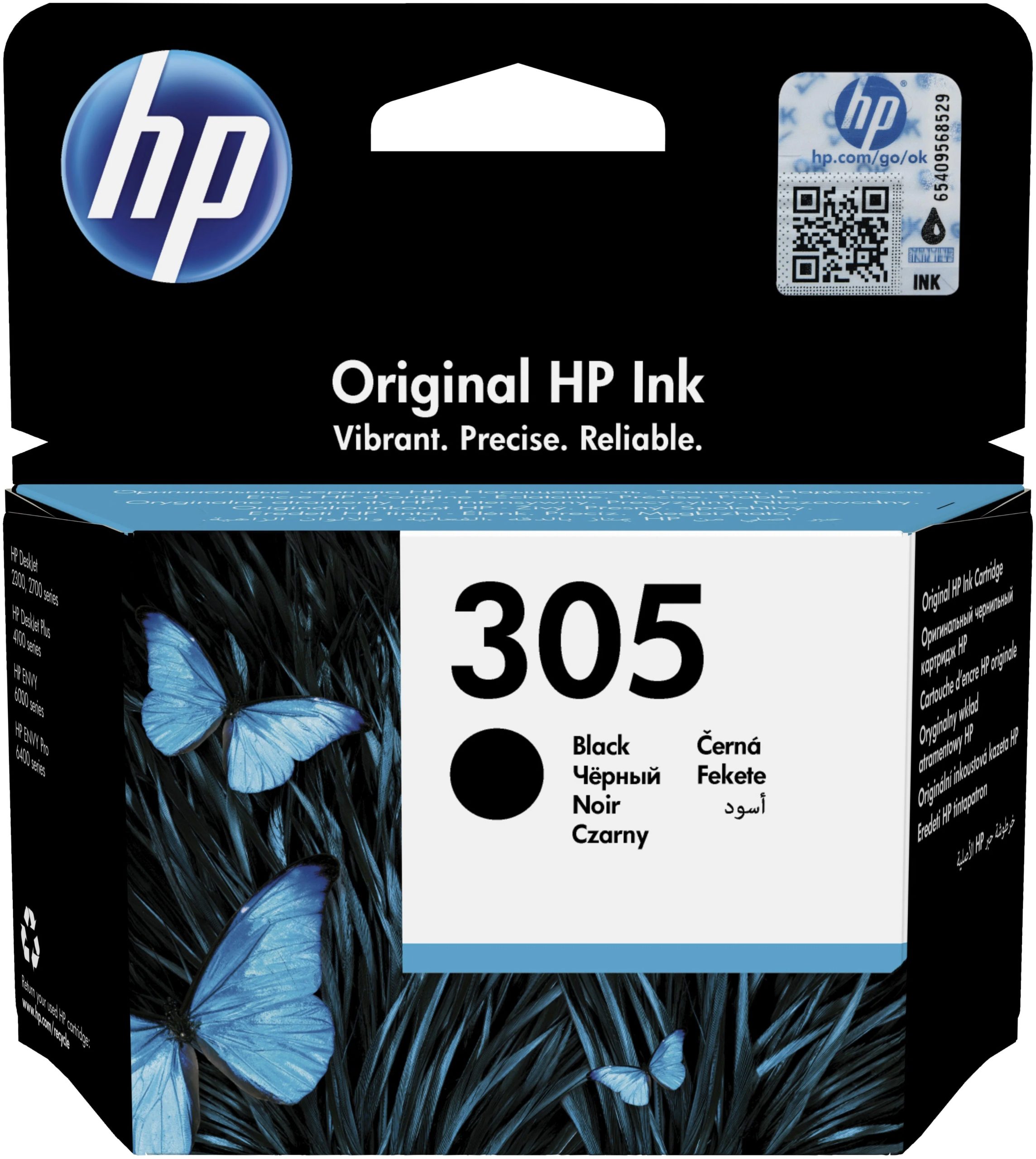 

Картридж для струйного принтера HP 305 (3YM61A) черный, оригинальный, HP 305