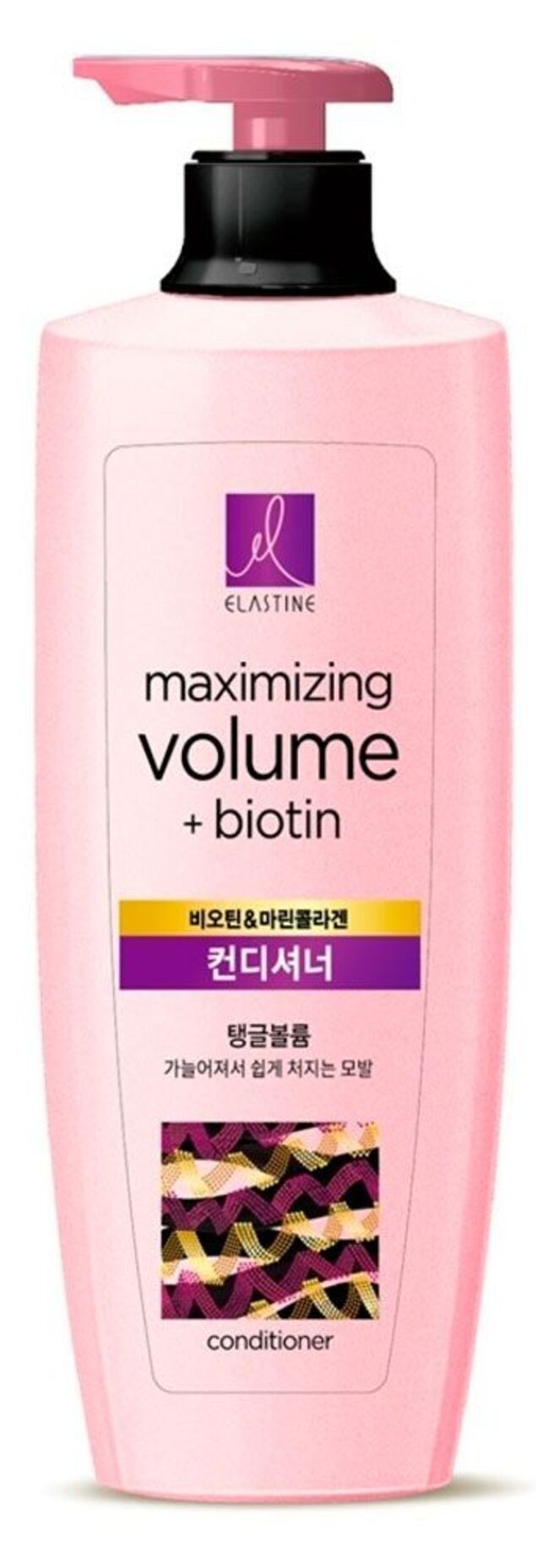 Кондиционер для волос Elastine Marina Collagen для придания объема, 400 мл