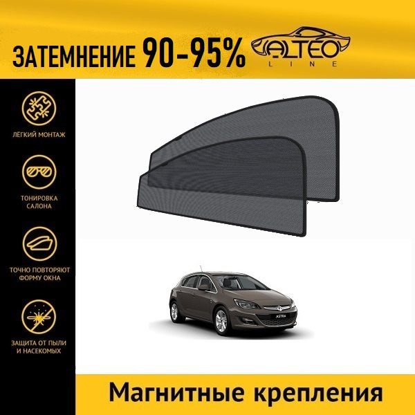 

Автошторки ALTEO на Opel Astra (J) рестайлинг (2012-2015) хэтчбек 5d