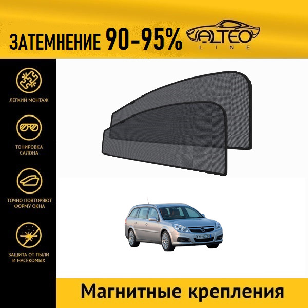 

Автошторки ALTEO на Opel Vectra (C) рестайлинг (2005-2008) универсал