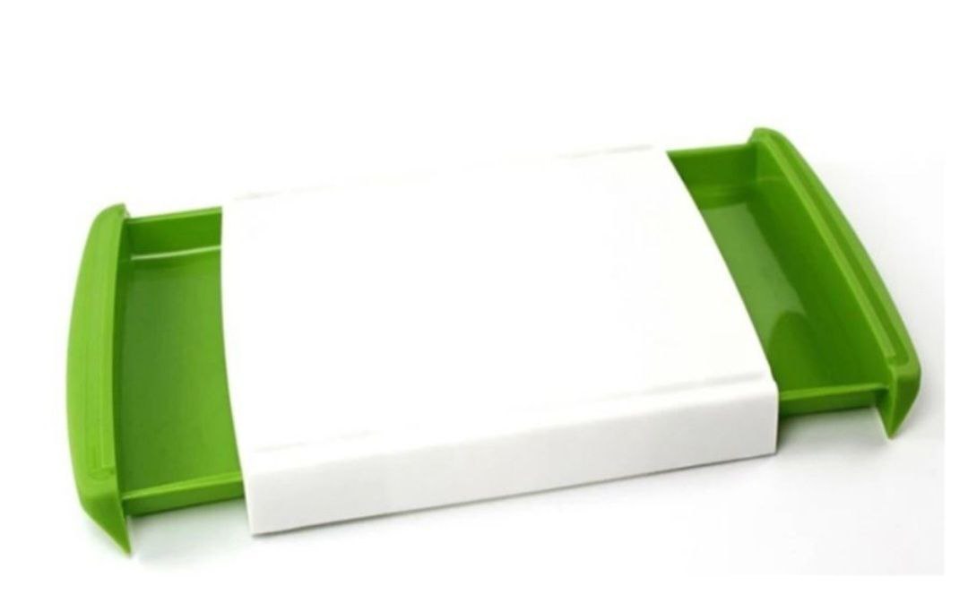 

Доска разделочная с выдвижными отсеками, Белый;зеленый, 135